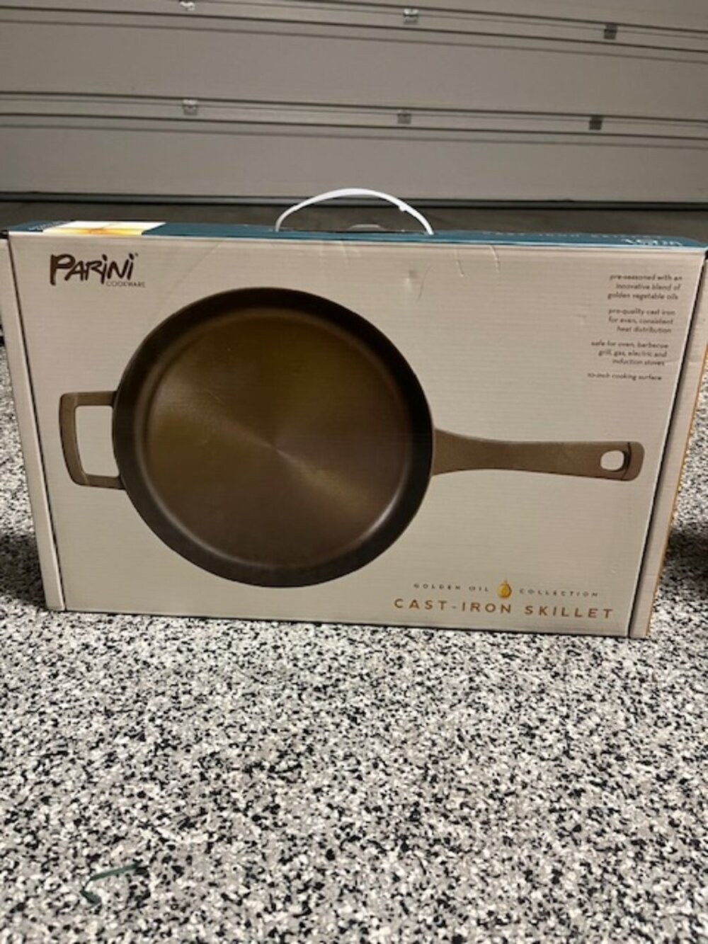 Parini Golden Oil Collection Cast Iron Skillet